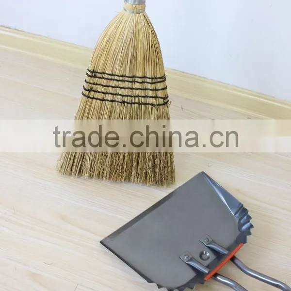 Homeuse Wood Handle Corn Broom photo-3