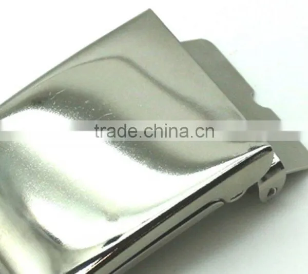 Hot Sale High Quality Belt Buckle, 1-1/2" Flip Top Garment Cloth Metal Stamping Steel Military Buckle Nickel Plate, Witth Tip photo-5