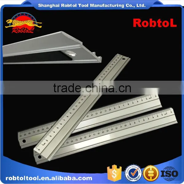 Straight Edge Aluminum Ruler Cork Backed no Skid Metric Non Marring Rotting Anodised Finish Etched Scale photo-2