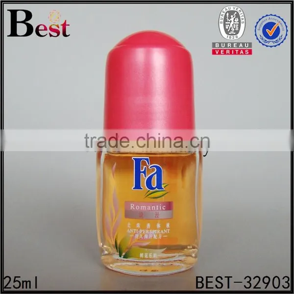 Antipersprant Deodorant 30 ml Glass Bottle Cute Design 30ml Roll on Glass Bottle photo-4