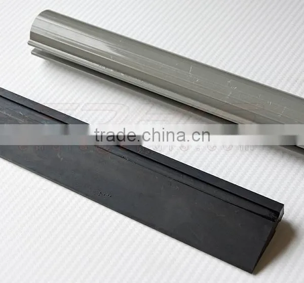 A74B-23cm Black Rubber Turbo Squeegee With Straight Coner photo-2