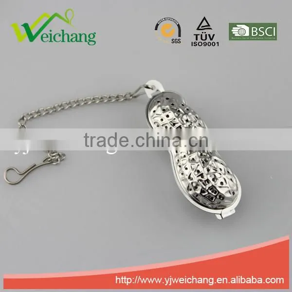 WCJ1069 Good Quality Hot Sale Stainless Steel Fun Shape Funny Shape Tea Ball Tea Infuser With Tray photo-2