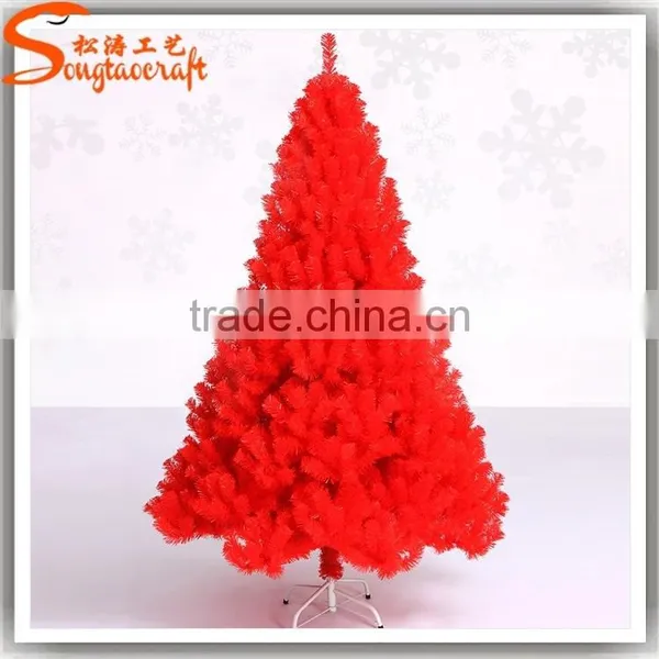 Decorative Christmas Tree Artificial Plasic Christmas Tree Stand PE Mixed PVC Holiday Tree Outdoor Decor photo-6