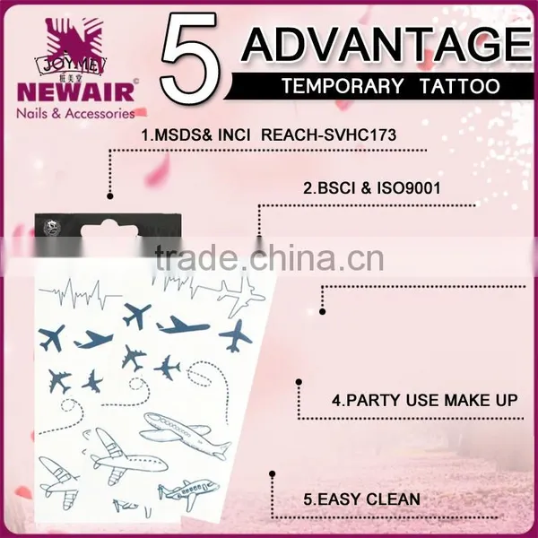 NEWAIR Custom Letters Skin Temporary Tattoo Sticker photo-4