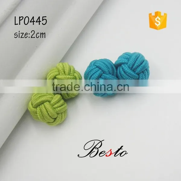 Colorful Wedding Accessory Knot Cufflink Wholesale photo-3