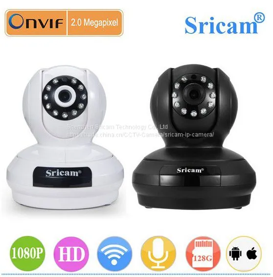 Sricam IP Camera SP019 1080P IR-CUT H.264 COMS WIFI PTZ Camera