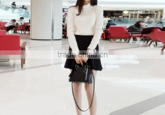 Fashion Leisure Knitted Sweater Collar Shrug Lotus Leaf Base photo-2