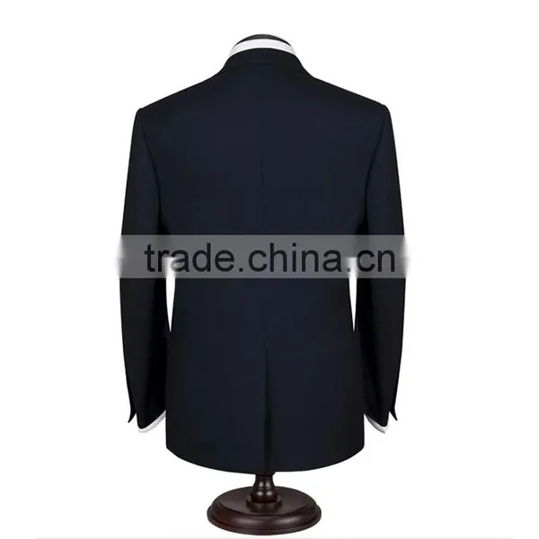 New Arrival Dark Blue Gents Suits Pant Coat Mens Business & Wedding Suit photo-3