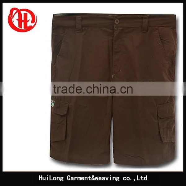 Bulk Wholesale Cargo Short Pants T/C Canvas Mens Washed Shorts photo-3