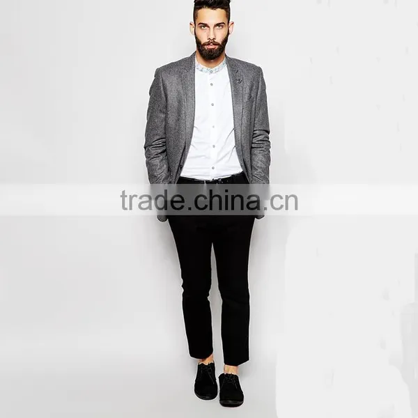 Reclaimed Vintage Smart Custom Shirt With Grandad Collar photo-4