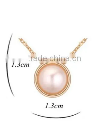 High End Semi-precious Pearl Pendant Necklace Fashion Natural Pearl Pendant Necklace for Her Gifts photo-3