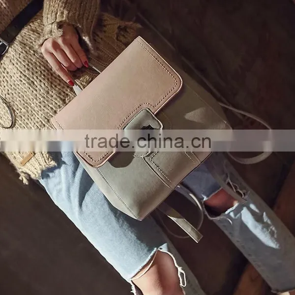 Zm50363b 2017 New Style Contrast Color Student Bag Fashion Shoulders Schoolbag photo-5