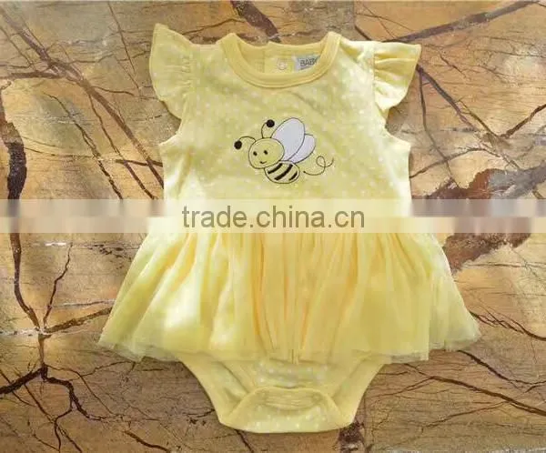 New Pattern Cotton Boutique Girl Clothing Baby Girl Romper