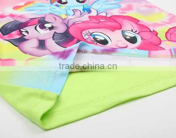 Summer 2pcs Kids Yellow Green Color Pajamas,sleepwear photo-5