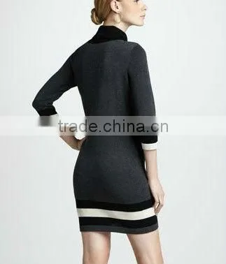 New Arrival Fashion Block Pencil Dress 3041 photo-2