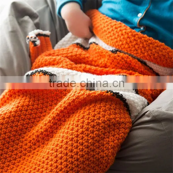 2017 Fashion Style Cute Gift for Girls Air Conditioning Mermaid Knit Blanket photo-2