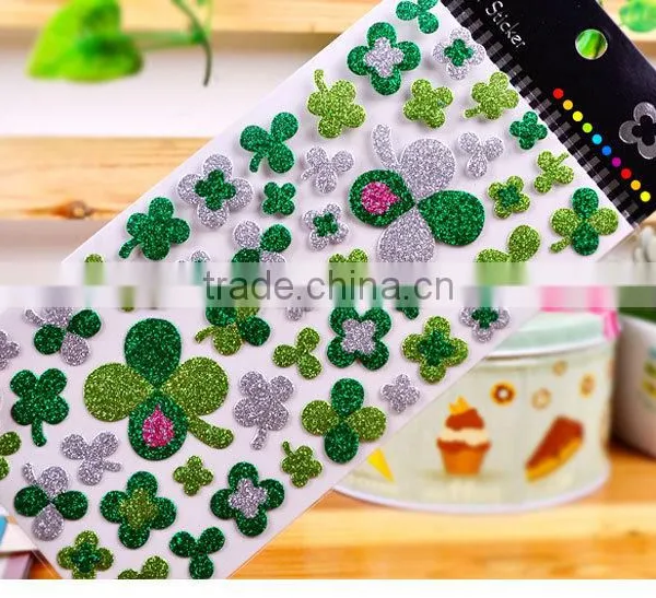 Die-cut Different Shape Sticker Custom Glittle / Pvc Sticker Cheap Children Carton Sticker for Decoration photo-4