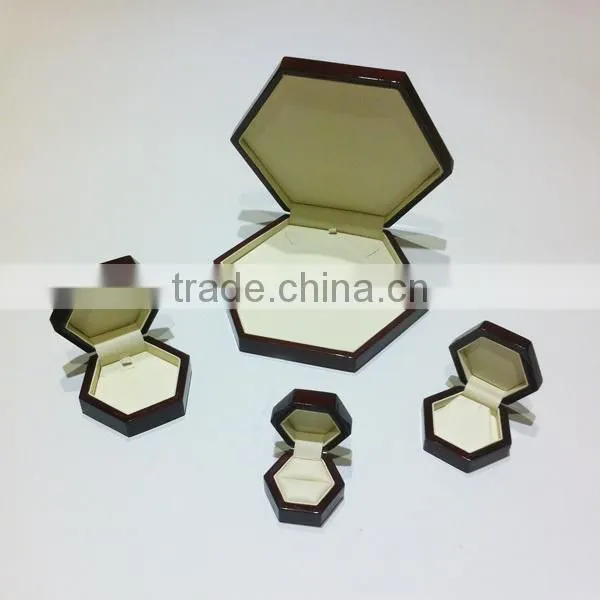Hexagon Rosewood Ring/Watch/bangle/Bracelet/Pendant/Necklace/Earring Jewelry Box