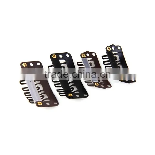 2.3Cm Straight Teeth Stainless Steel Hair Clip For Wig, Metal Hair Extension Clip photo-2