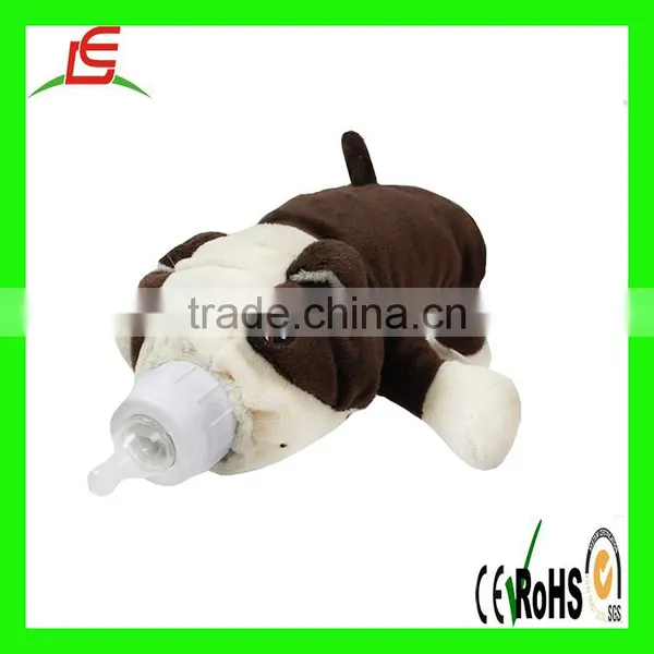 Brown Bottle Pets Baby Bottle Cover Bulldog With White Head photo-2