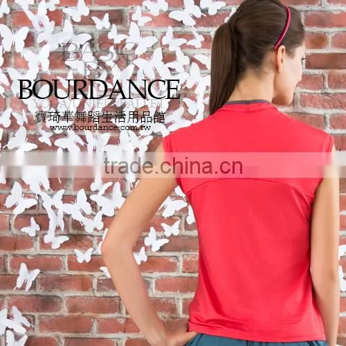 Top Selling Product Girl V Neck Front Pinches Blank Tee Shirts photo-3