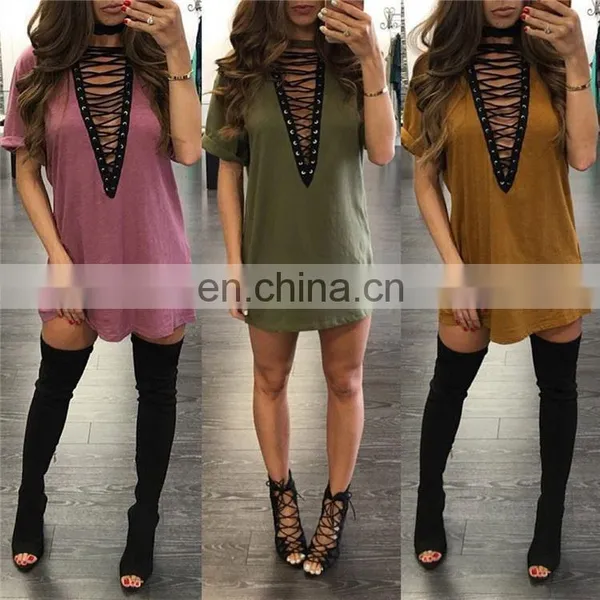 Top Grade Unique Design Lady Heavy Weight Cotton T-shirts photo-6