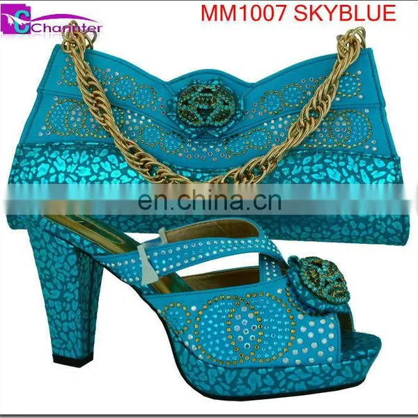 Party Shoes With Matching Bags High Heels Wedges Italian Shoes and Matching Bags photo-4