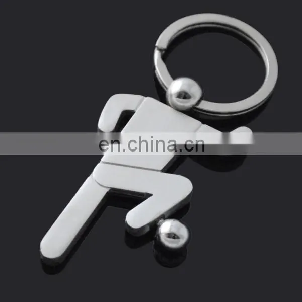 Promotion Custom Metal Football Keychain With Sneaker photo-3