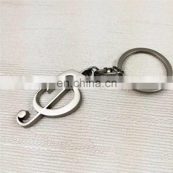 3D Customized Treble Clef Shape Keychain photo-2