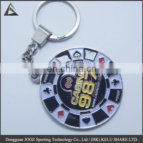 Casino Steel Badge /casino Keychain/poker Keychain photo-2