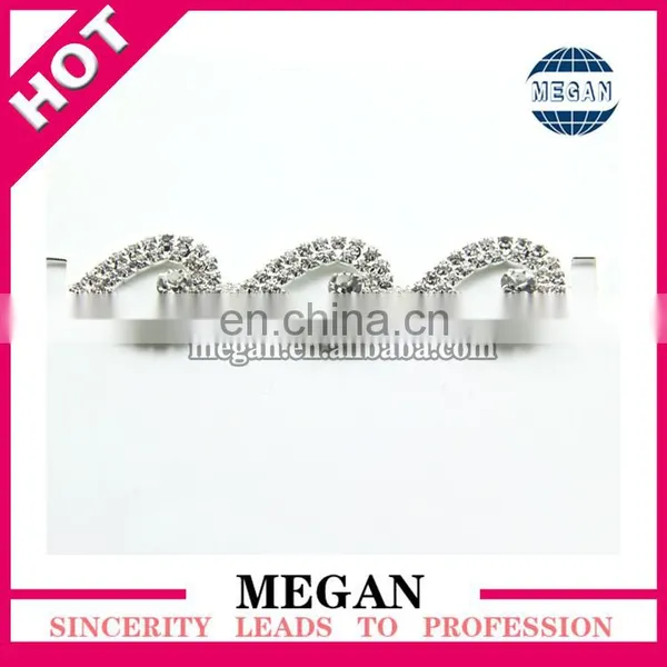 AB Crystal Bikini Connector Teardrop Shaped Rhinestone Bikini Connector Slider photo-2