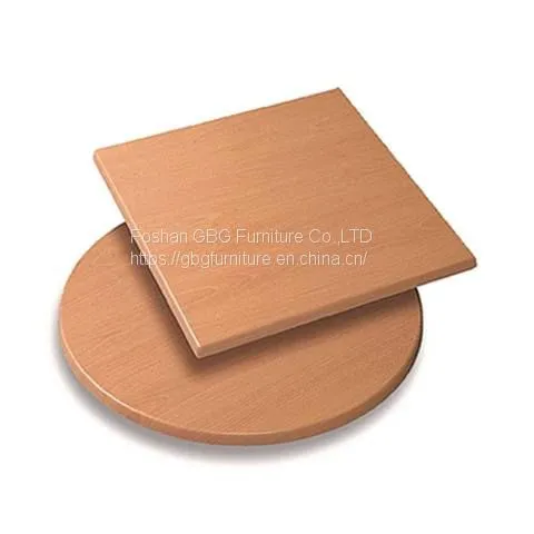 Werzalit Cafe Table Top in Walnut photo-2
