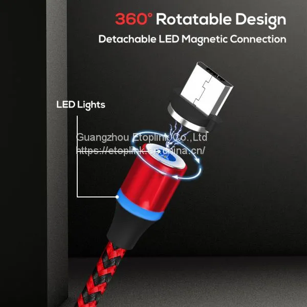 Mobile Phone Accessories Magnetic USB Data Charging Cable for TYPE C MICRO USB AND IOS photo-3