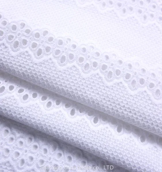 Voile Swiss Guipure Cotton Lace Dress Fabric photo-2