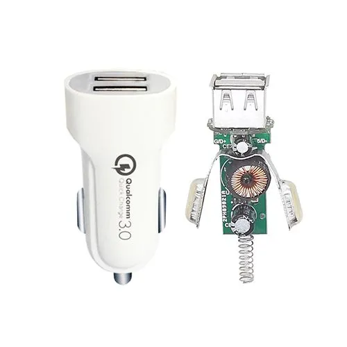 Tiensun PCBA 3.1A Dual Port Car Charger Xiaomi Samsung Huawei