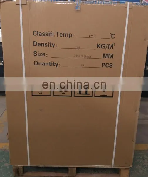 Heat Resistant Insulation Material Ceramic Fiber Board for Glass Tempering Furnace 50mm Thickness photo-3