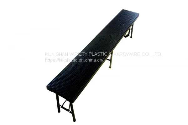 Wicker Bench Plastic Furniture Company Custom Plastic Furniture Exporter Blow Molding Furniture