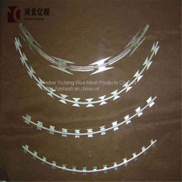 BTO&CBT Anti-rust Galvanized Concertina Razor Wire/Razor Barbed Wire/Razor Wire photo-2