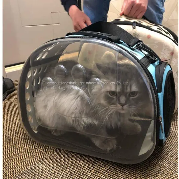 Designed for Travel Hiking Walking & Outdoor Use Pet Capsule Transparent Bag Carrier photo-3