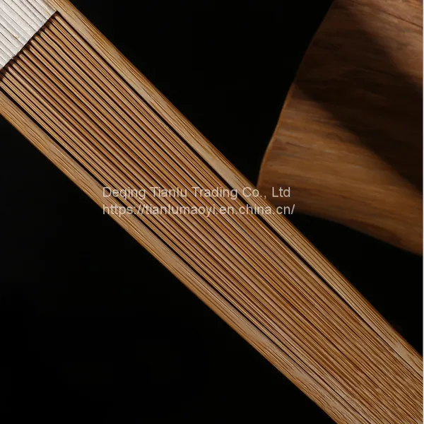 Bamboo Paper Folding Fan Chinese Style Freehand Brushwork Can be Customized photo-2