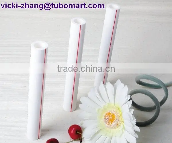 PPR Pipe Factory PPR Composite Pipe, Glass Fiber PPR Pipe for Hot Water High Pressure photo-3