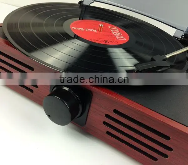 Classic Vintage Design!!! Simple Turntable& Vinyl Record LP photo-2