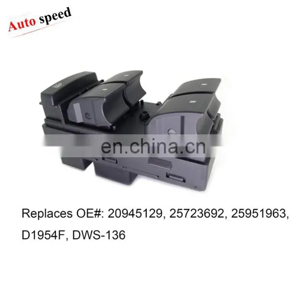 Driver Side Master Power Window Switch for Chevy Silverado, 20945129 25789692 photo-5