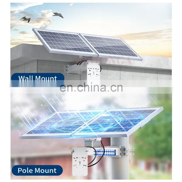 Solar System Off-grid Energy Storage System Lithium Battery for Home Farm Island Outdoor 4G Router Lighting Surveillance Camera photo-5