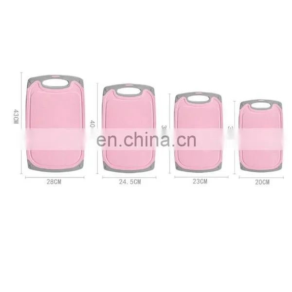 Amazon Hot Sell Kitchen 3Pcs Plastic Chopping Cutting Board Sets photo-4