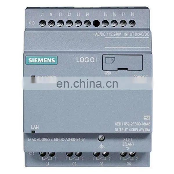 Original 6ED1055-1FB00-0BA2 Siemens PLC LOGO extension module DM8 230R