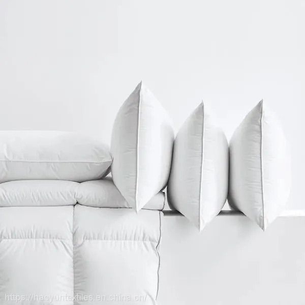 Luxury 2-4CM White Goose Feather Pillow photo-2