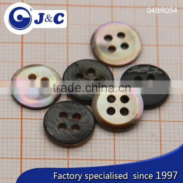 J&C Brown MOP Shell Buttons,pearl Shell Buttons for Fashion Shirt.BR054, BR057 photo-2
