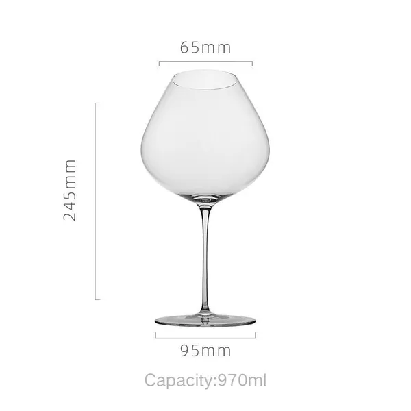 Wholesale Wine Glassware Set Decorative Clear Goblet Wine Glasses for Wedding Party Home Bar photo-2