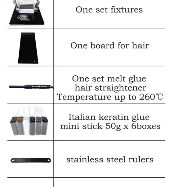 2026 Mini Keratin Fast Bonding Tool Hair Extensions Making Tools Kit K Tip for Human Hair Extension Tools photo-5